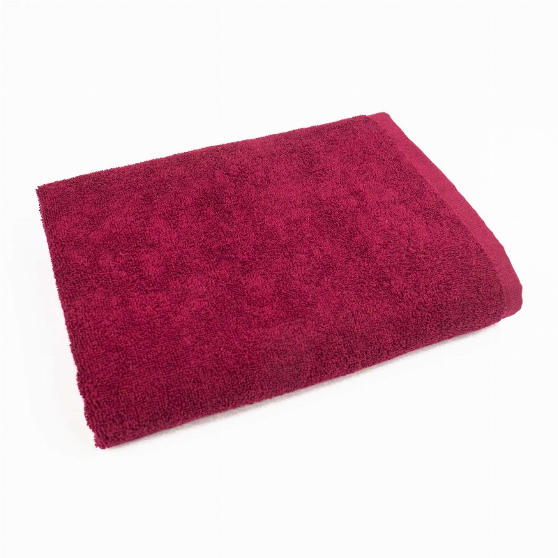 Рушник махровий GM Textile 50х90см 400г/м2 (Бордовий)